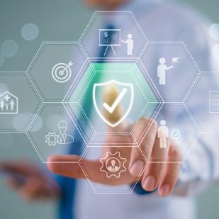 hologramme vert validation hygiène et sécurité 