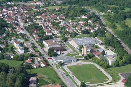 vue aérienne lycée du bois Mouchard 