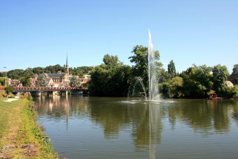Vue de Montbéliard et de l'Allan
