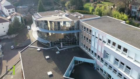 Vue du lycée les huisselets de Montbéliard