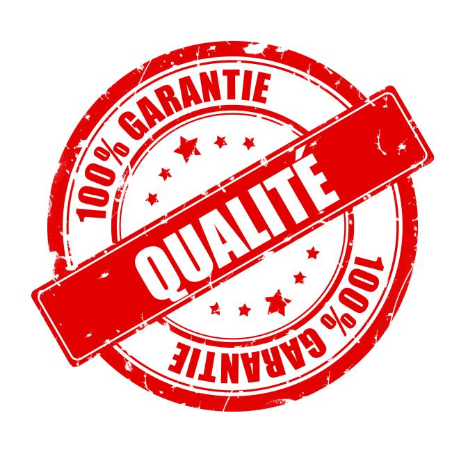 100% garantie qualité