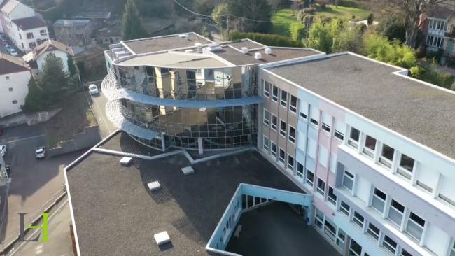 Vue du lycée les huisselets de Montbéliard