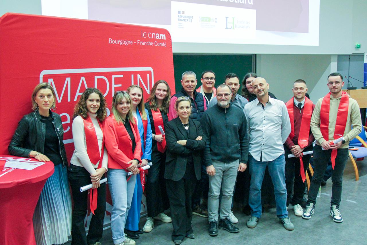 Remise des diplômes du Cnam BFC, secteur industrie, Belfort 050226