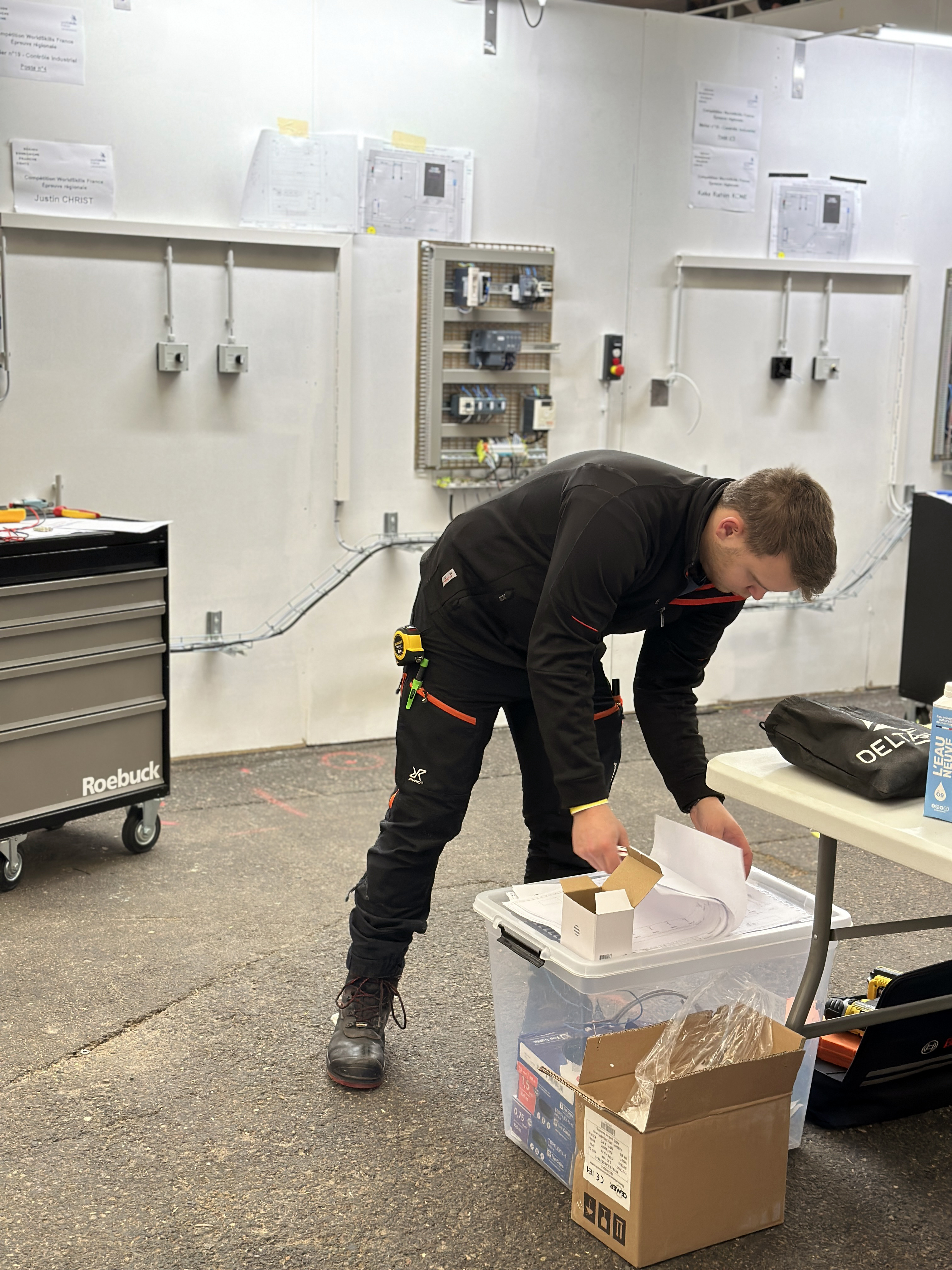 Justin Christ, contrôle industriel , Worldskills Dijon 2025