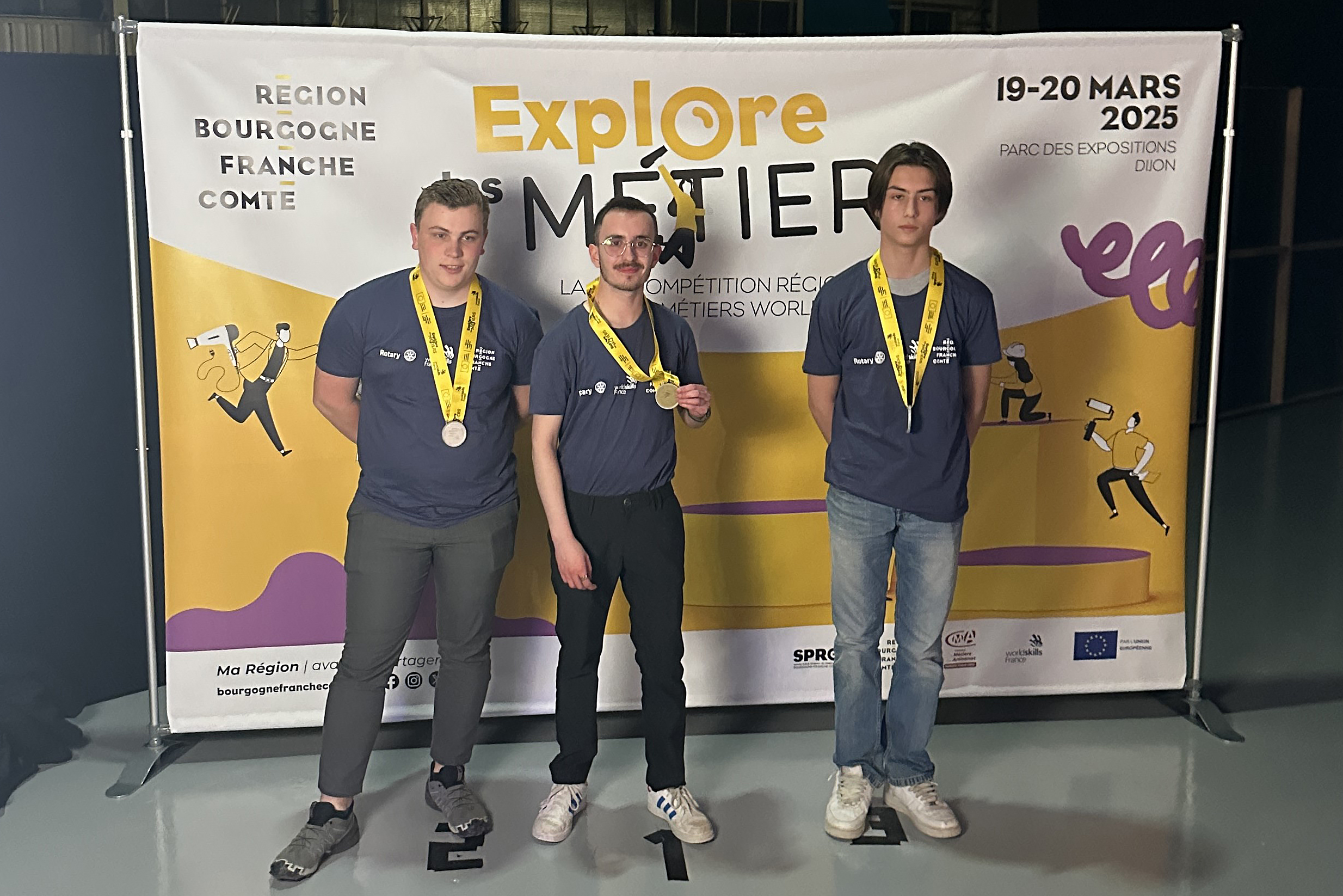 Podium Théo Michelat, Worldskills Dijon 2025