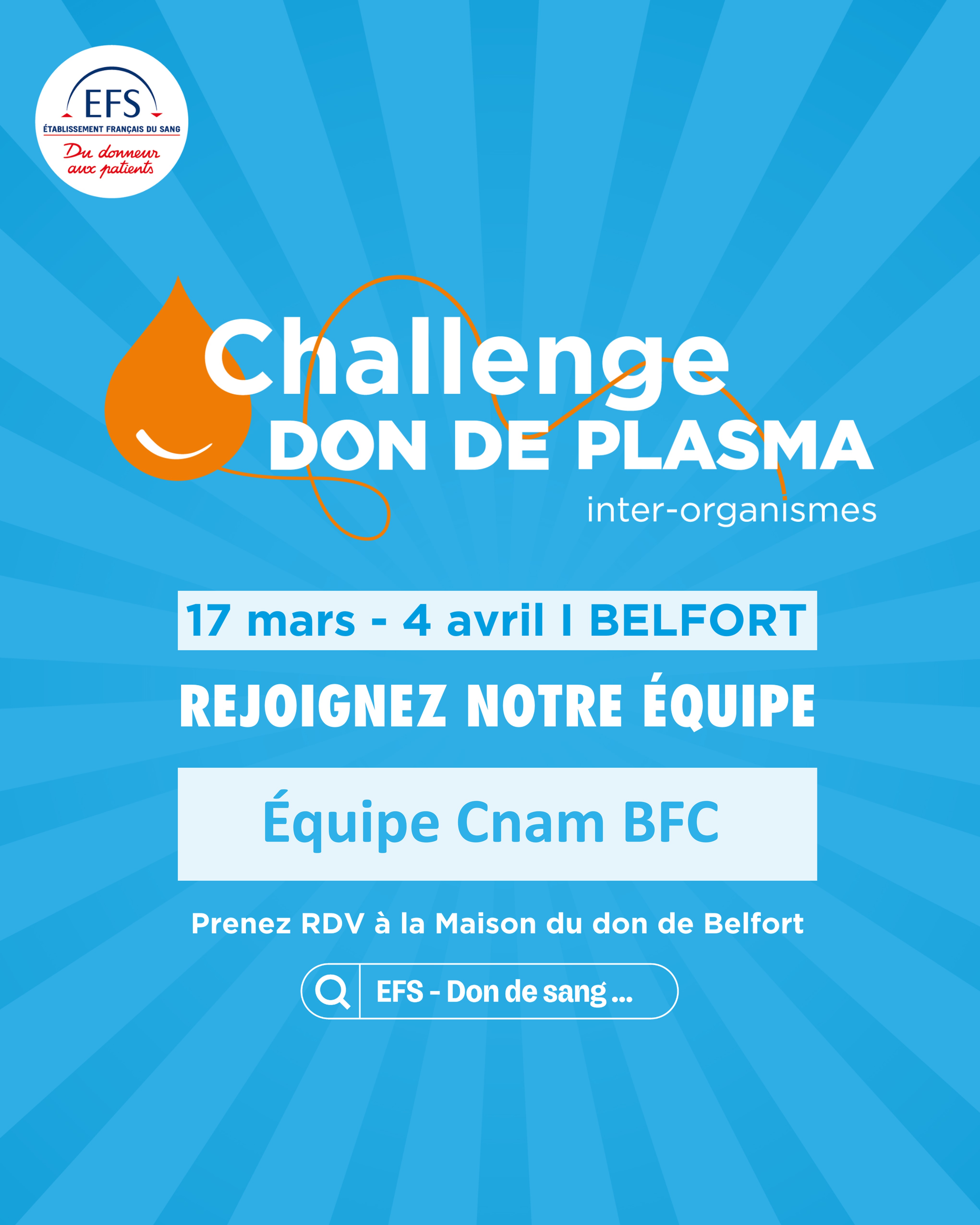 Challenge don de plasma