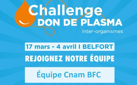 Challenge don de plasma