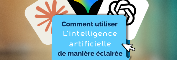Visuel différentes ia dans un dossier, un cerveau et une limière, comment utiliser l'IA de manière éclairée en tant qu'apprenant au Cnam Bourgogne Franche Comté.